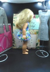 ag blonde print dress side
